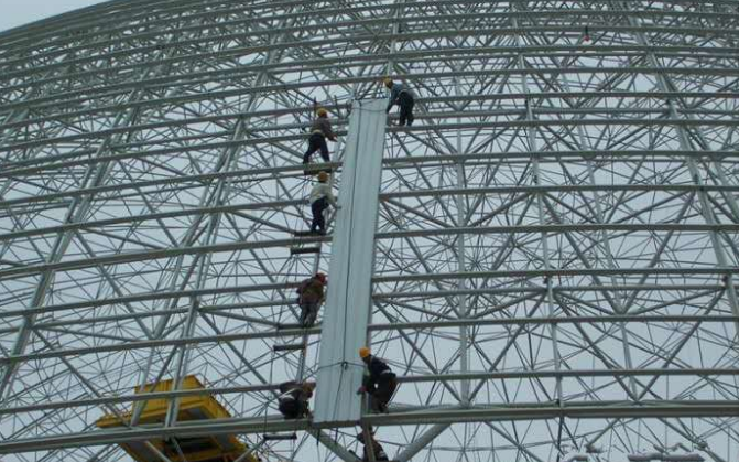 虹口网架装配好以后应当留神哪八项验收事件